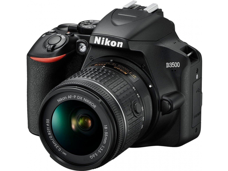 APARAT Nikon D3500  + AF-P DX 18-55 f 3.5-5.6 G