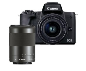 Canon EOS M50 Mark II + EF-M 15-45mm IS STM + EF-M 55-200mm IS STM 