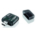 Czytnik Kart I-box R014 USB Czarny (zew) - 4 Sloty - ICKZHER014