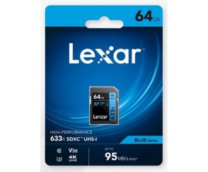 Karta Lexar 64GB 633x SDXC 95mb/s V30 U3