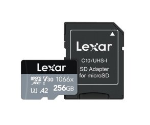 Karta Lexar microSDXC SILVER 1066x UHS-I U1 A2 R160 W120 (V30) 256GB