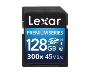 LEXAR 128GB SDXC PREMIUM SERIES 300x 