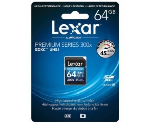 Lexar SD 64GB 300X PREMIUM II C10
