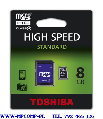 TOSHIBA MICRO SDHC ADAPTER 8GB
