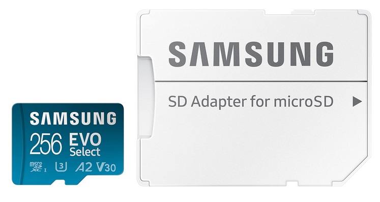 Samsung EVO Select 256 GB microSDXC UHS-I U3 130 M