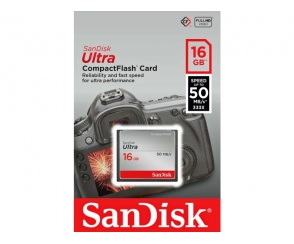SanDisk 16GB CF Ultra CompactFlash 50MB/s