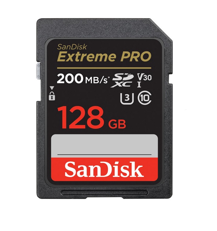 SANDISK SDXC 128GB Extreme PRO 200mb/s /90mb/s