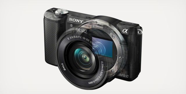 Aparat cyfrowy Sony ILCE-5000 CZARNY LB + obiektyw 16-50mm f/3.5-5.6 + TORBA 