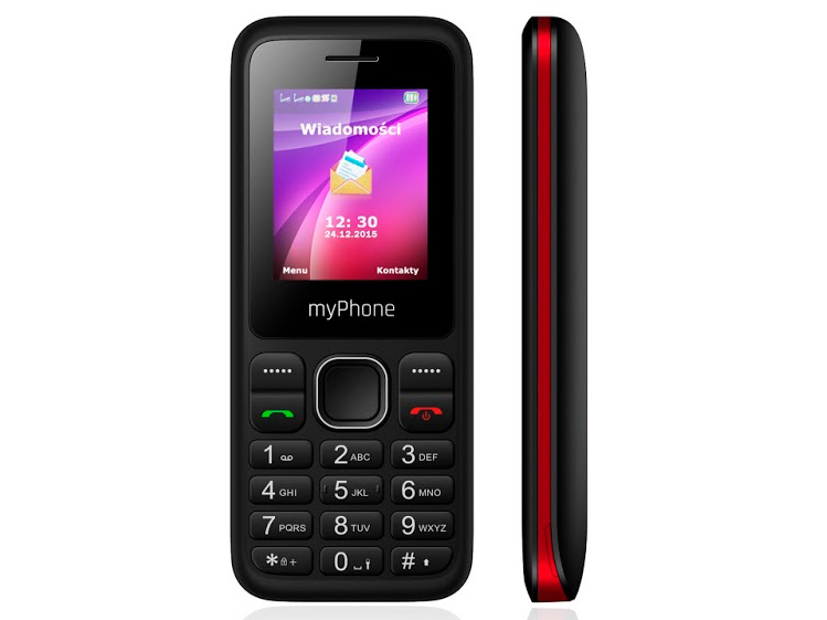 TELEFON MYPHONE 3210 DUAL SIM 0.3 Mpx CZERWONY